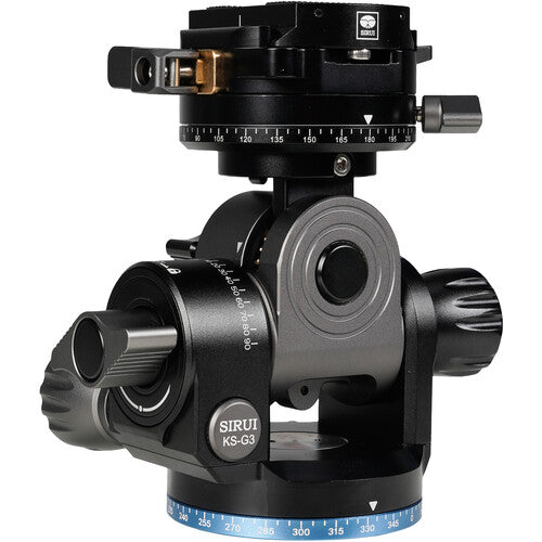 geared tripod head Sirui KS-G3 Geared Tripod Head