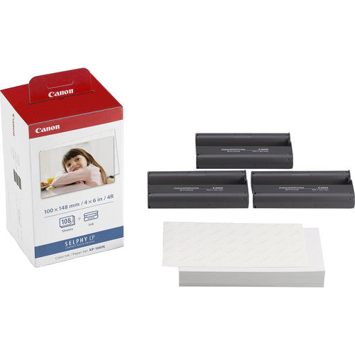thumbnail image 2 of Canon RP-108 Color Ink & Photo Paper Kit For Selphy CP Printers - 108 Sheets (Open Box) 2 of 4