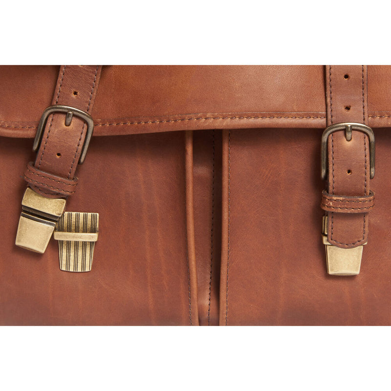 ONA Leather Brixton Antique Cognac Messenger Bag