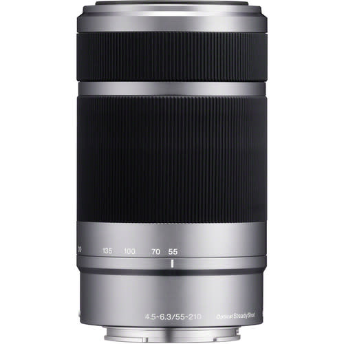 OPEN-BOX Sony E 55-210mm f/4.5-6.3 OSS Lens Silver