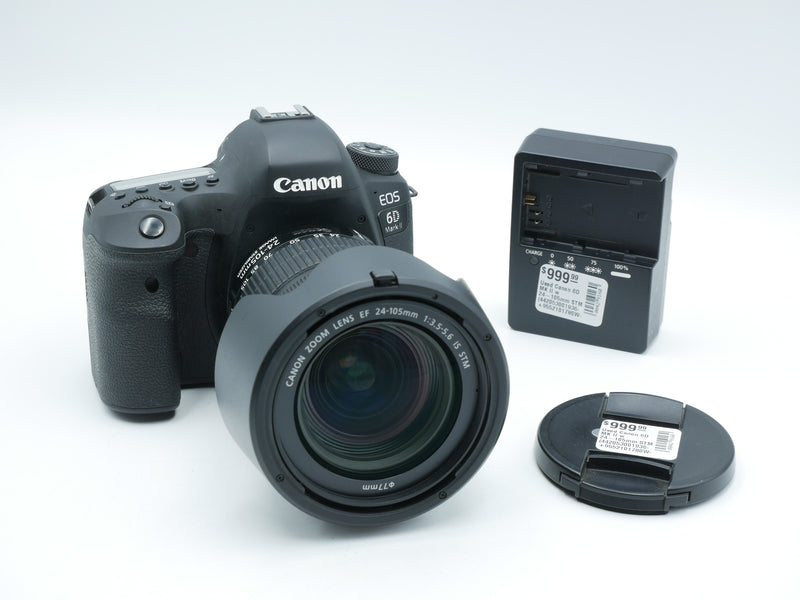 Used Canon 6D MK II W/ 24-105mm STM (442053001936+9552101780WW)