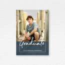 5x7 Double Sided Flat Card - GRAD (Graduate Grunge-1)