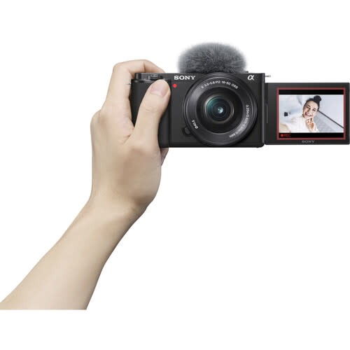 OPEN-BOX Sony ZV-E10 Mirrorless Digital Camera with 16-50mm Lens Black
