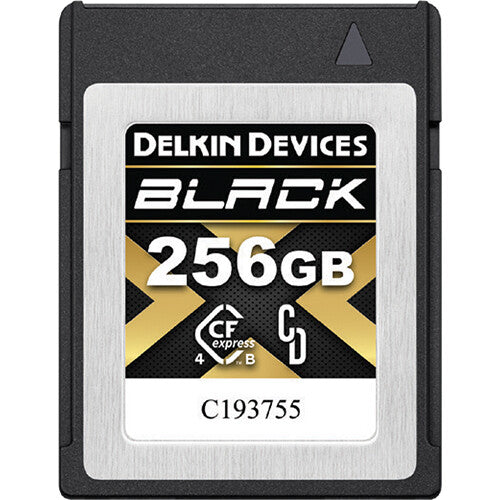 Delkin Devices 256GB BLACK 4.0 CFexpress Type B Memory Card