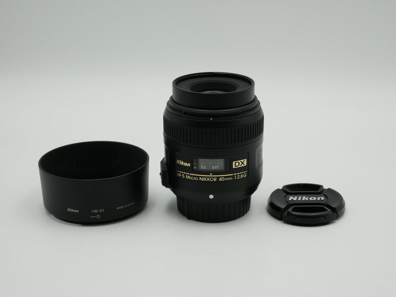 Used Nikon Micro 40mm f/2.8G Lens (