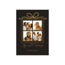 Holiday Greeting Cards - Golden Bow