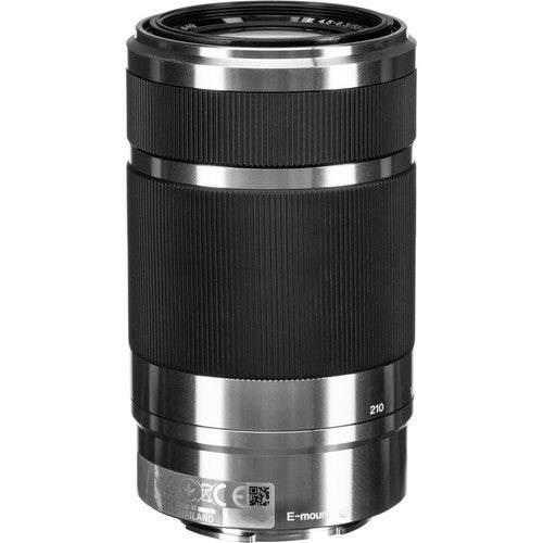OPEN-BOX Sony E 55-210mm f/4.5-6.3 OSS Lens Silver