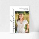 5x7 Double Sided Flat Card - GRAD (Graduate Script-1)