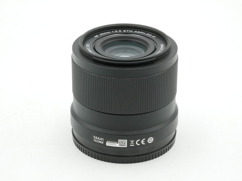 USED Viltrox AF 40mm F2.5 for Nikon Z (