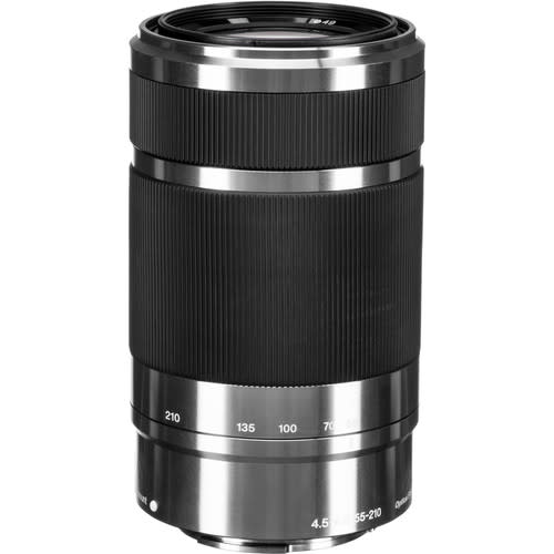 OPEN-BOX Sony E 55-210mm f/4.5-6.3 OSS Lens Silver