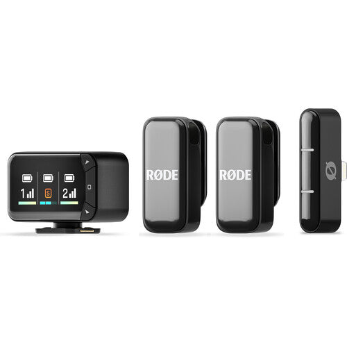 RODE Wireless Micro 2-Person Ultracompact Wireless Microphone Pro System for Cameras and Mobile Devices (2.4 GHz)