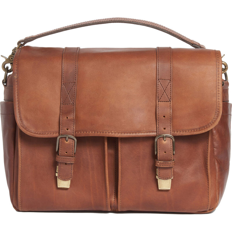 ONA Leather Brixton Antique Cognac Messenger Bag