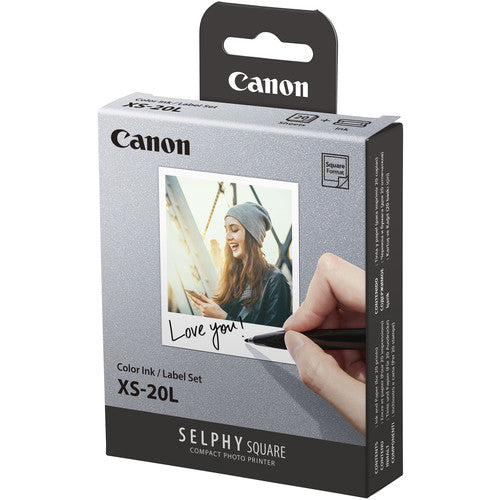 Canon SELPHY Color Ink/Label XS-20L Set (20 Sheets)