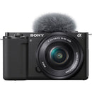OPEN-BOX Sony ZV-E10 Mirrorless Digital Camera with 16-50mm Lens Black