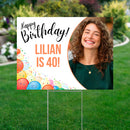 Yard Sign 24x18 (Birthday Balloons)