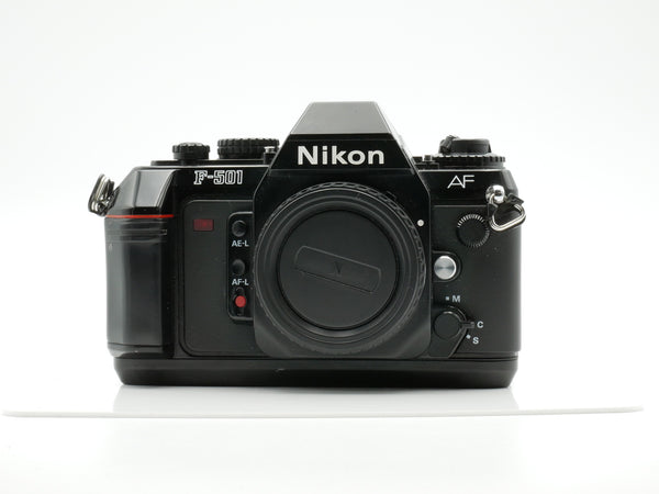 Used Nikon F-501 35mm Film Camera Body with MF-19 Date Back (#5134748WW)