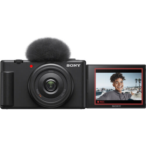 OPEN BOX - Sony ZV-1F Vlogging Camera Black