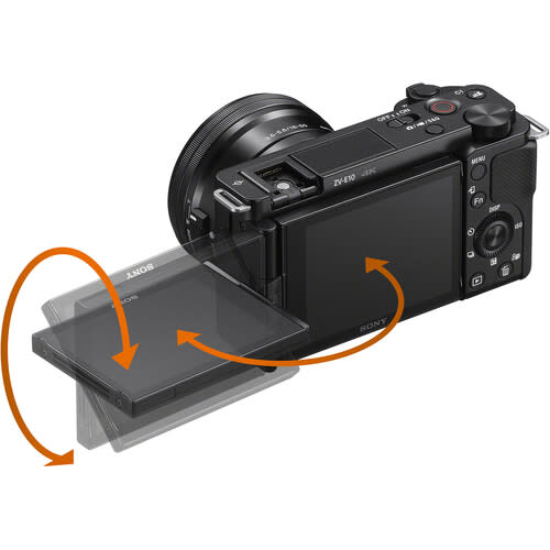 OPEN-BOX Sony ZV-E10 Mirrorless Digital Camera with 16-50mm Lens Black