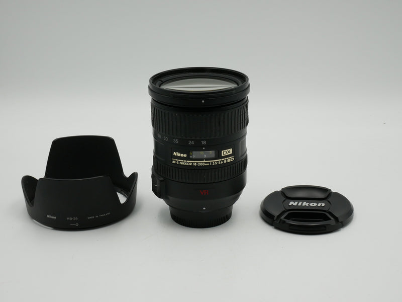 Used Nikon 18-200mm f/3.5-5.6G ED VR Lens (