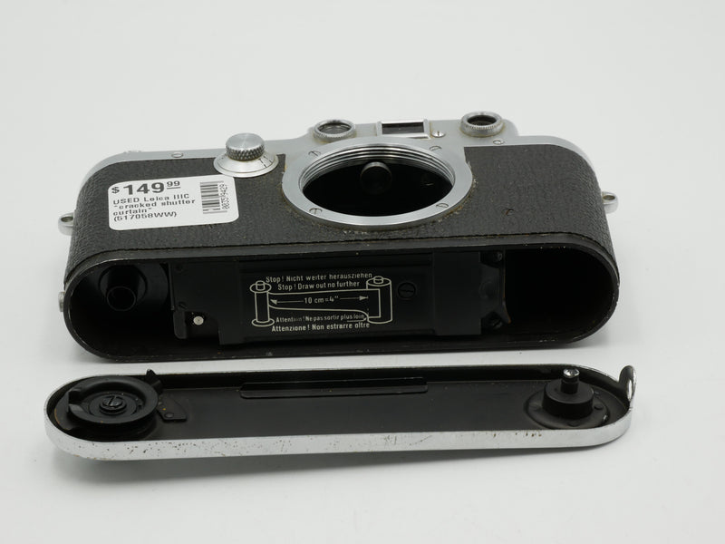 USED Leica IIIC *cracked shutter curtain* (517058WW)