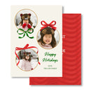Holiday Greeting Cards - Bulbs with Bows