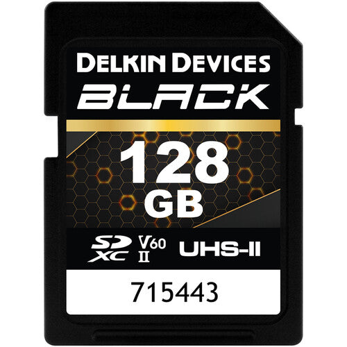 Delkin Devices BLACK UHS-II V60 SD Memory Card