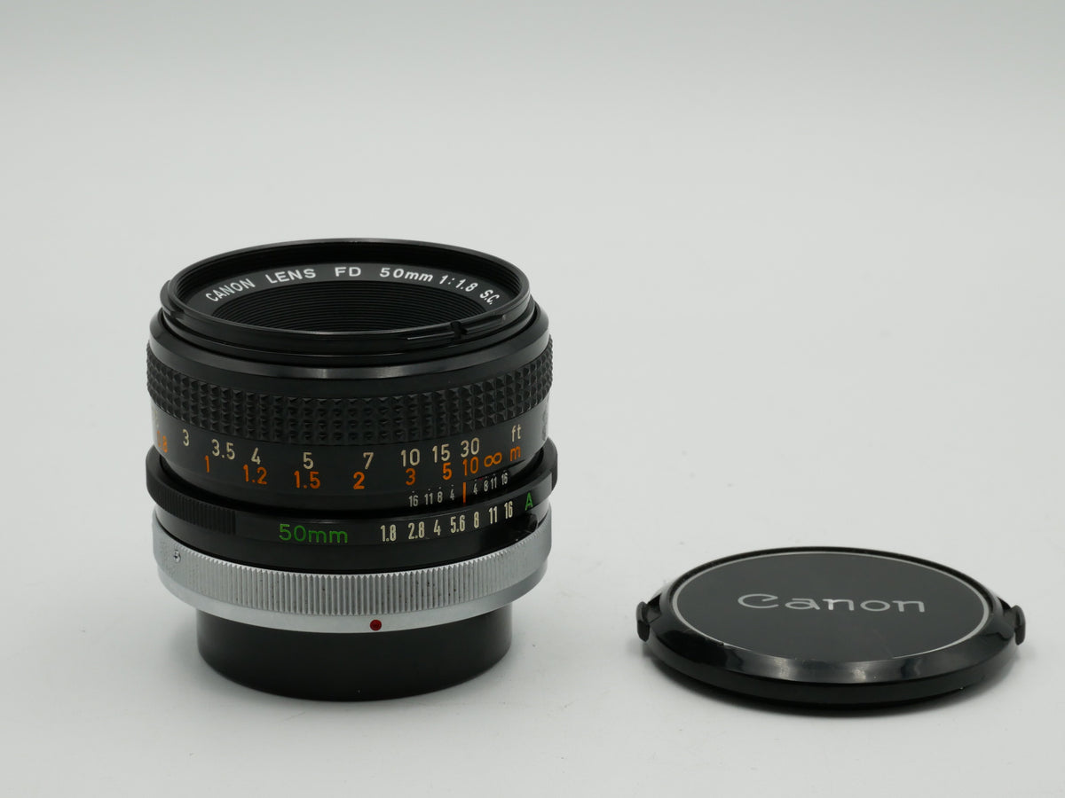 Canon 50 f/1.8 NFD lens popular Cleaned & Tested