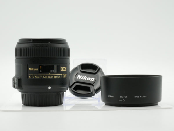 Used Nikon AF-S NIKKOR Micro 40mm F2.8 DX Lens (US6081770WW)