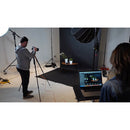 Tether Tools TetherPro 10G USB-C to USB-C, Right Angle Adapter "Pigtail", 20", High-Visibility Orange, 60W PD