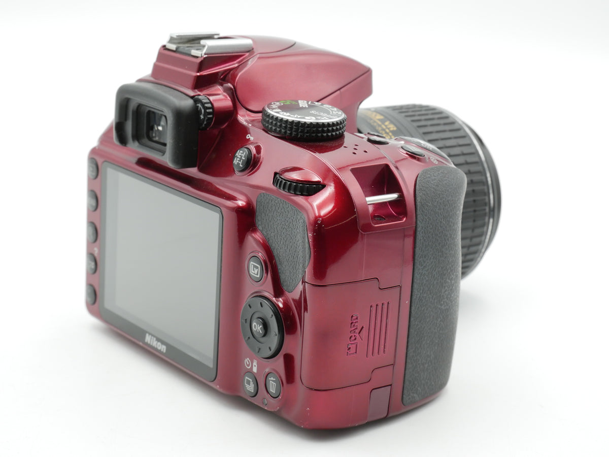 Used Red Nikon D3300 W/ 18-55mm (2043223WW)