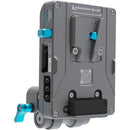 Kondor Blue Pro Battery Plate with Swiveling Rod Block (V-Mount)