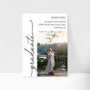 5x7 Single Sided Flat Card - GRAD (Graduate Script-2)