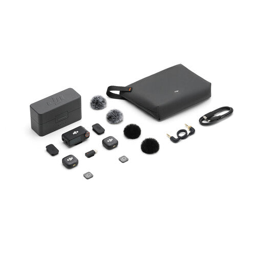 DJI Mic 3 Two-Person Compact Wireless Microphone System/Recorder for Camera & Smartphone