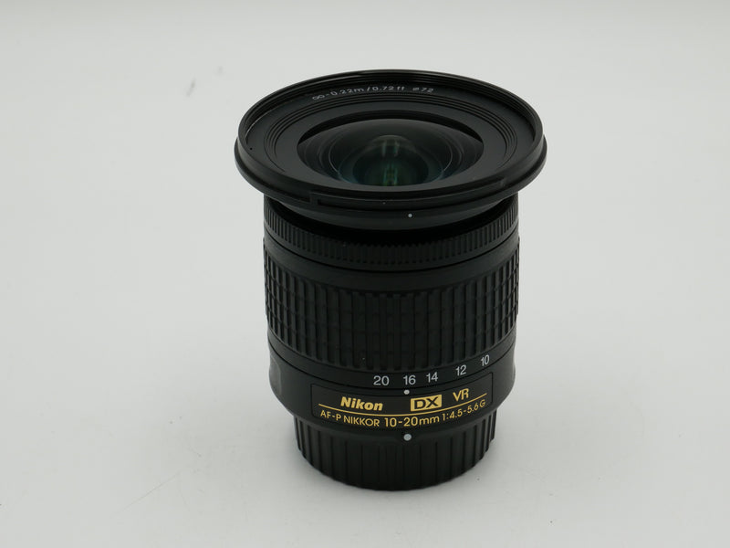 Used Nikon NIKKOR AF-P 10-20mm f/4.5-5.6G VR DX Lens (370354WW)