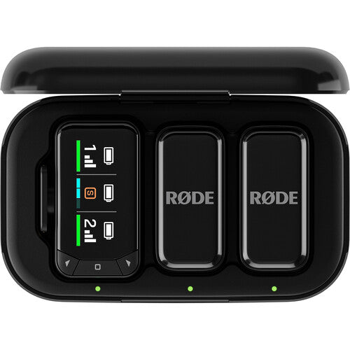 RODE Wireless Micro 2-Person Ultracompact Wireless Microphone Pro System for Cameras and Mobile Devices (2.4 GHz)