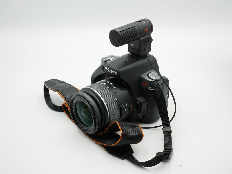 USED Sony a330 DSLR+4 Lenses &  Stereo Mic