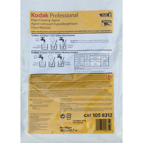 Kodak Professional Hypo Clearing Agent (Makes 5 Gallons)