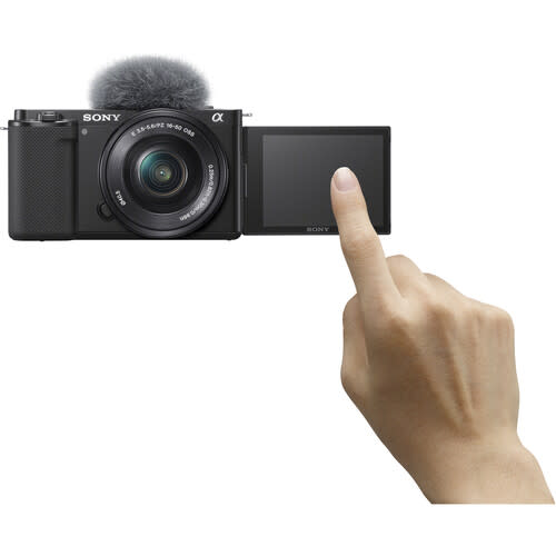 OPEN-BOX Sony ZV-E10 Mirrorless Digital Camera with 16-50mm Lens Black