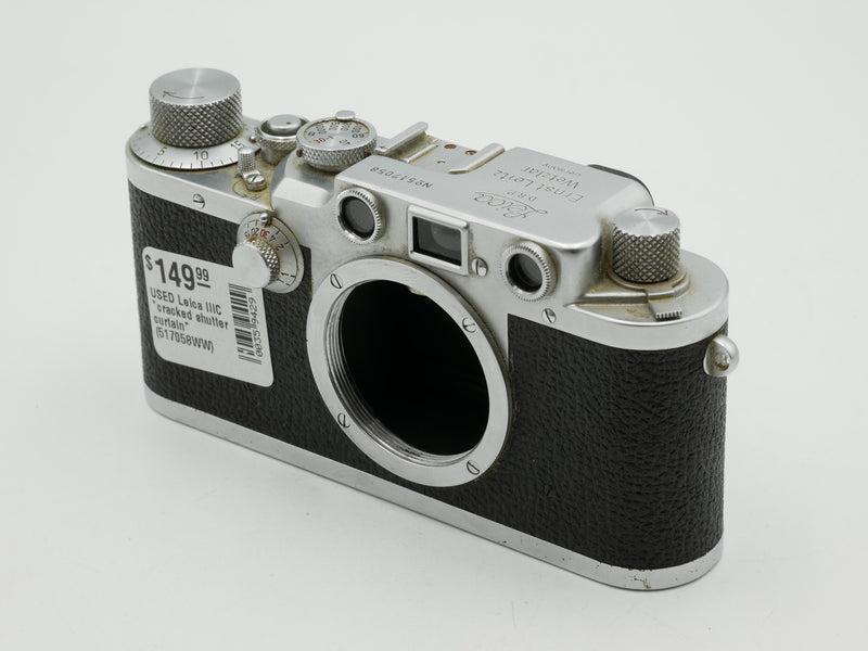 USED Leica IIIC *cracked shutter curtain* (517058WW)