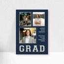 5x7 Single Sided Flat Card - GRAD (Varsity Grad)