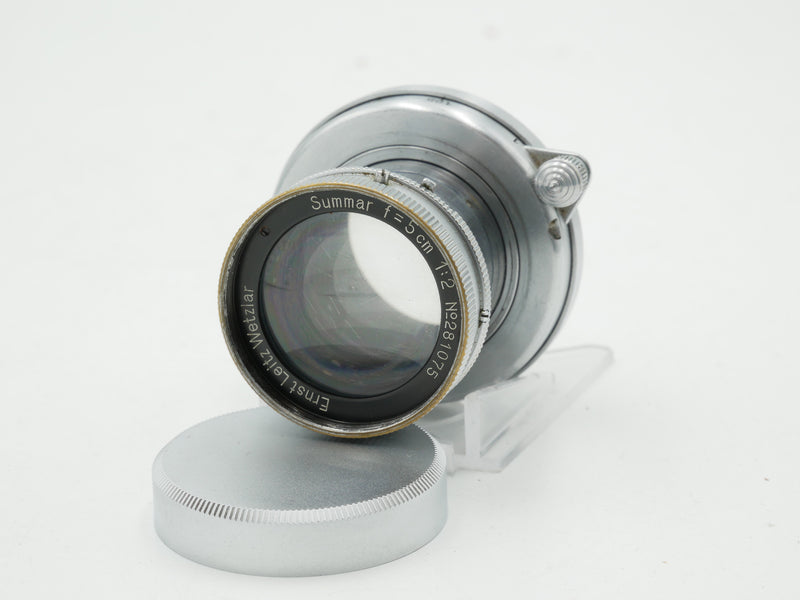 USED Leica III w/Summar 5cm f2 & Leather Case *Parts or Repair* (186841WW)