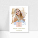 5x7 Double Sided Flat Card - GRAD (Brush Border-1)