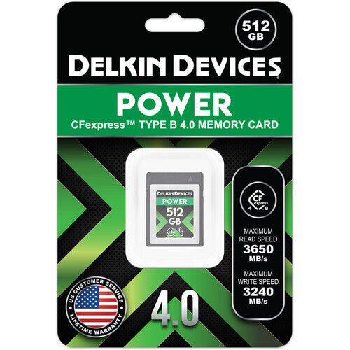 プレステ4　amex専用 Delkin Devices CFexpress 4.0 512GB Power Card