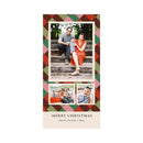 Holiday Greeting Cards - Red, Green & Pink Pattern