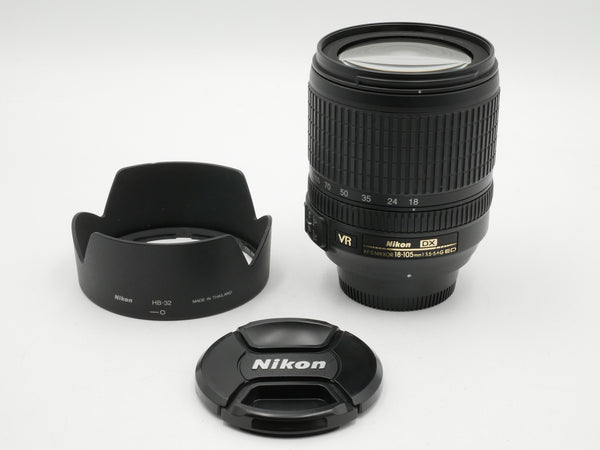 Used Nikon AF-S Nikkor 18-105mm 3.5-5.6G ED (#US36202832WW)