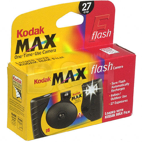 Kodak Flash 800 Color Disposable Camera 27EXP