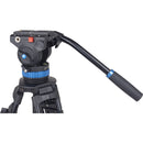 SIRUI SH15 Aluminum Video Tripod with Fluid Head