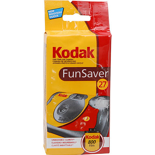 Kodak Funsaver 800 Color Disposable Camera 27EXP