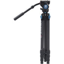SIRUI ST-224 Quick Release Carbon Fiber Tripod with VH-10 Video Head