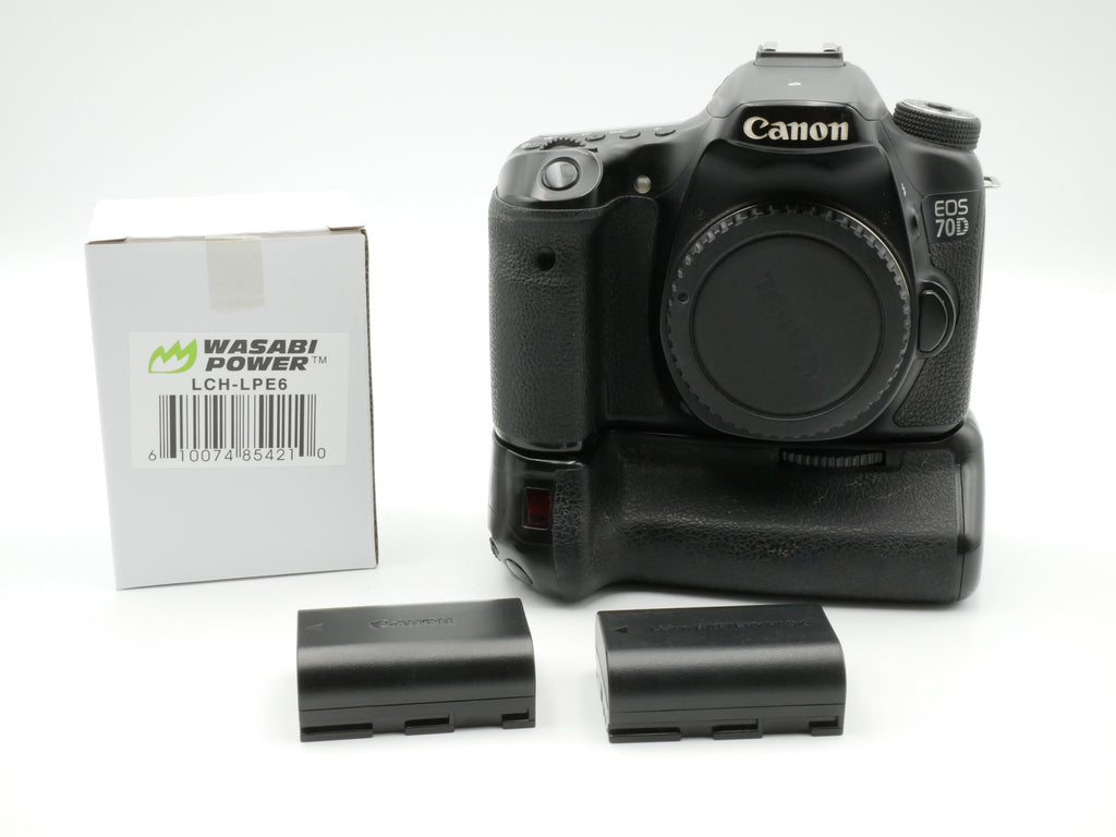 USED Canon EOS 70D W/ grip (#102025007701WW)